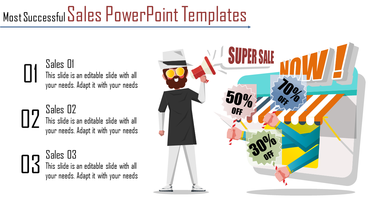 Innovative Sales PowerPoint template and Google slides